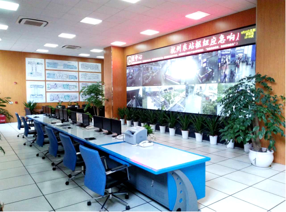杭州鐵路東站應急指揮中心監控工程