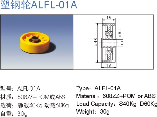 塑鋼輪ALFL-01A