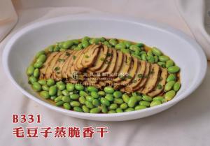 B331毛豆子蒸脆香干 副本