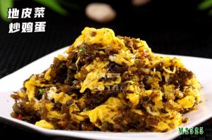 M2525地皮菜炒鸡蛋