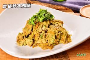 A6503香椿炒土鸡蛋