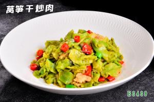 B3439莴笋干炒肉