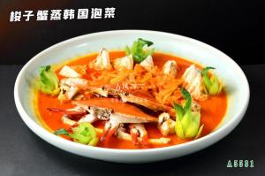 A5531梭子蟹蒸韩国泡菜