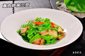 A5615酱肉炒荷兰豆