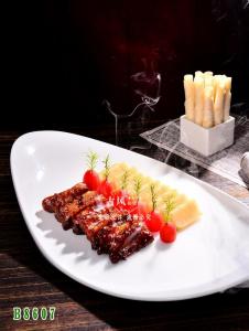 B8607麦饼走油肉 薄饼烤肉，薄饼豉油肉