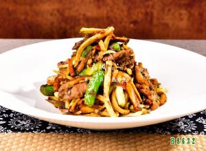 B8632农家小炒 香干肉丝