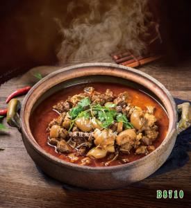 B8710砂锅狗肉 狗肉煲 红烧狗肉1