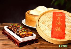 B8799老底子干菜肉配酒酿馒头
