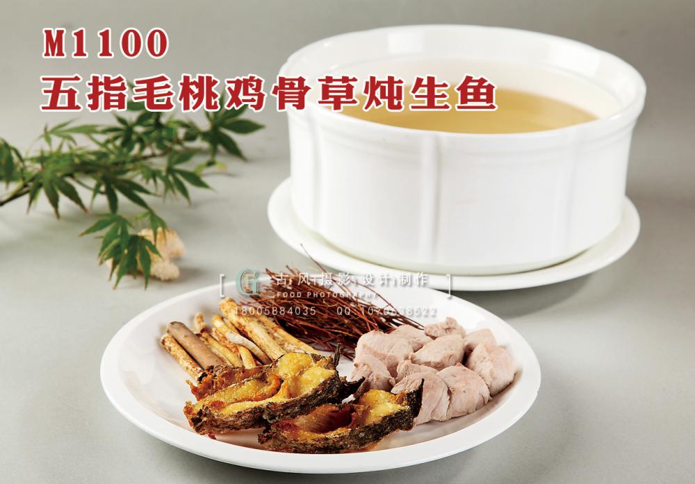 M1100五指毛桃鸡骨草炖生鱼 副本