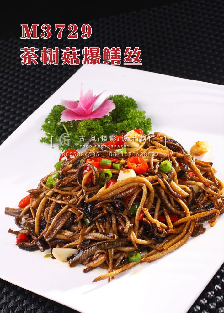 M3729茶树菇爆鳝丝 副本