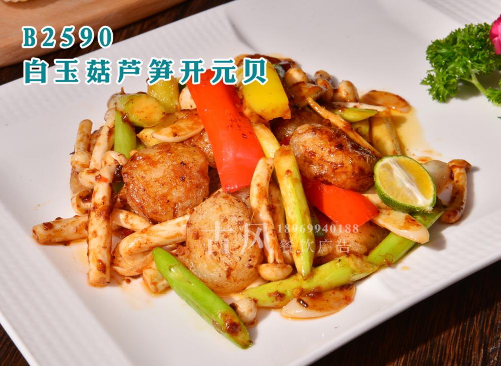 B2590白玉菇芦笋开元贝 (好的)