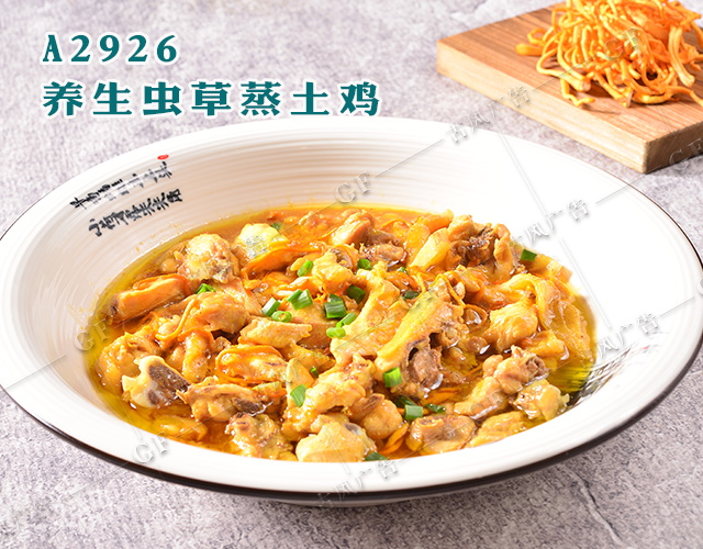 A2926养生虫草蒸土鸡