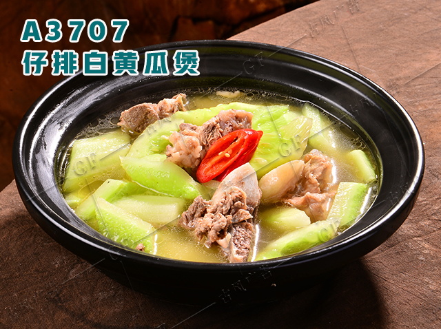A3707仔排白黄瓜煲