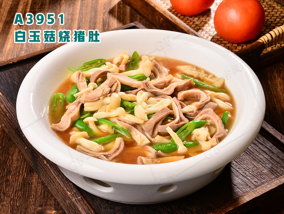 A3951白玉菇烧猪肚