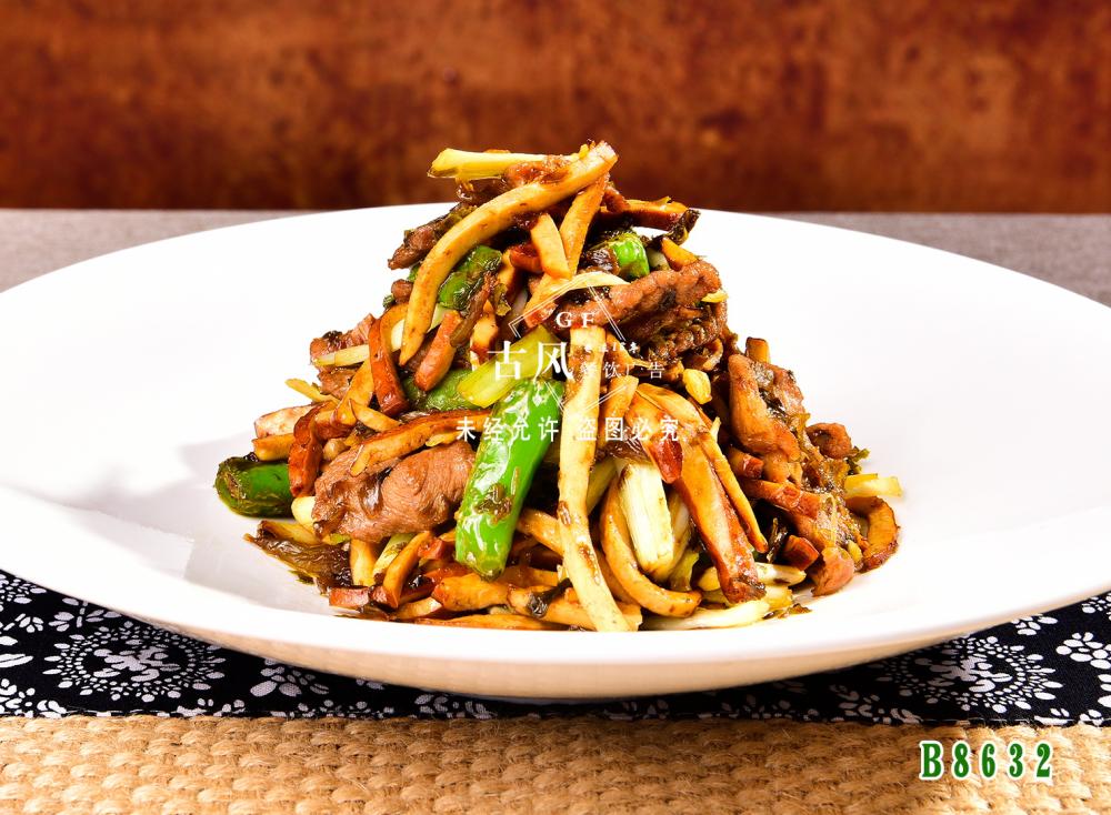 B8632农家小炒 香干肉丝