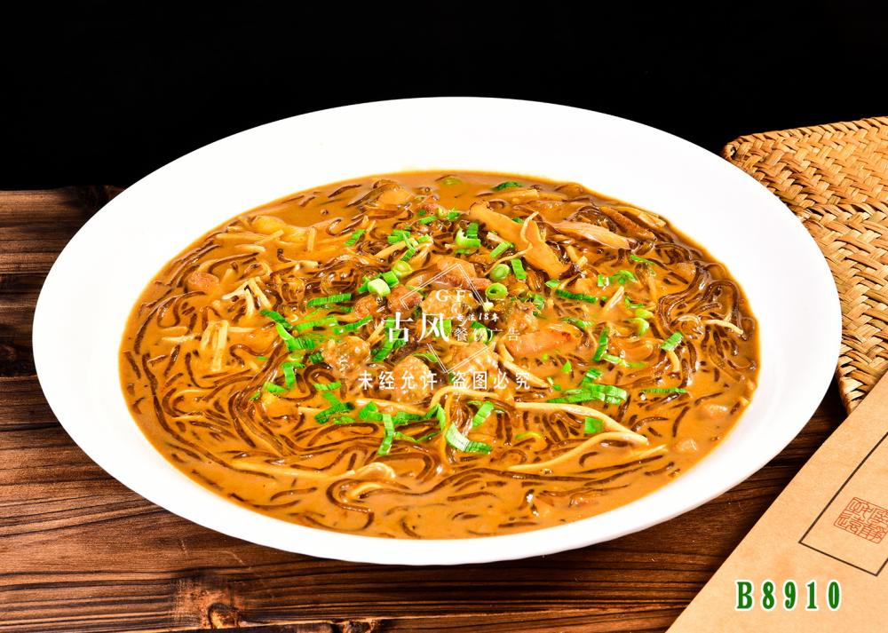 B8910沙蒜烧豆面
