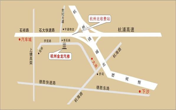 公司方位地图