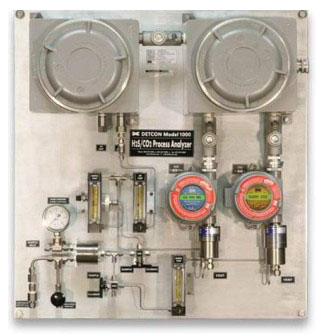 硫化氢、二氧化碳双流程分析仪DETCON1000型