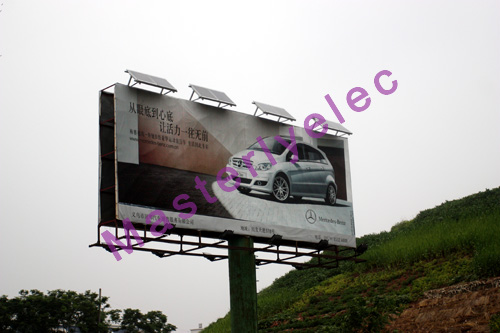 Solar billboard light