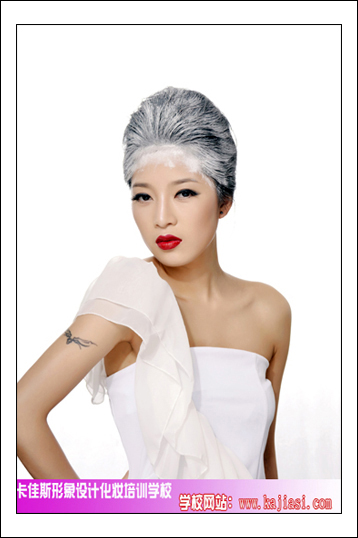 浙江卡佳斯形象设计化妆培训学校创意平面妆_