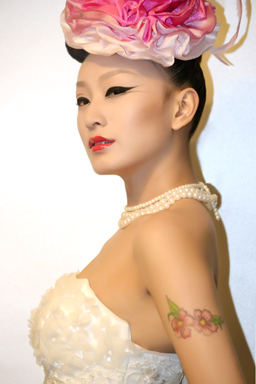 时尚唯美婚纱造型妆面展示_卡佳斯形象设计艺