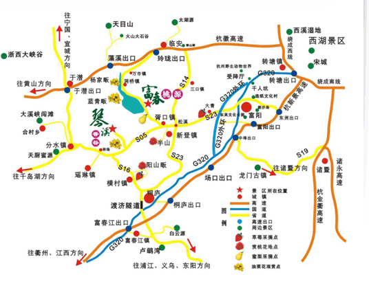 杭州富阳富春桃源风景区-富阳富春桃源富阳琴溪香谷