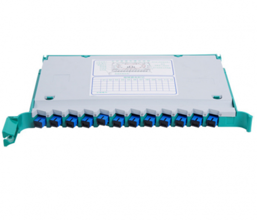 12 Core Fiber Optic Splice Tray Module with SC/APC/PC/FC Connector