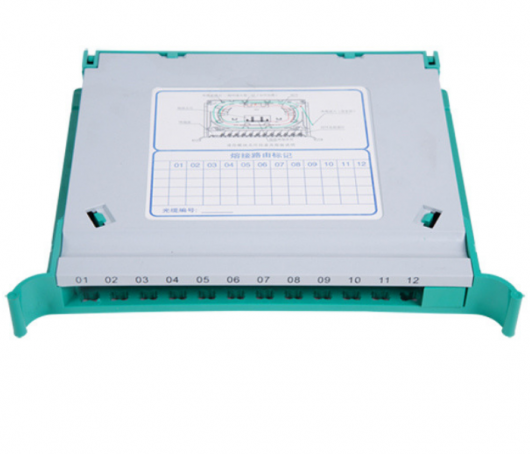 12 Core Fiber Optic Splice Tray Module with SC/APC/PC/FC Connector