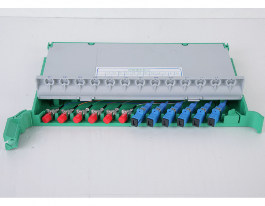 12 Core Fiber Optic Splice Tray Module with SC/APC/PC/FC Connector