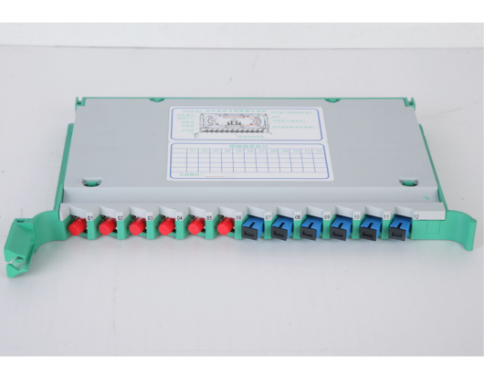 12 Core Fiber Optic Splice Tray Module with SC/APC/PC/FC Connector