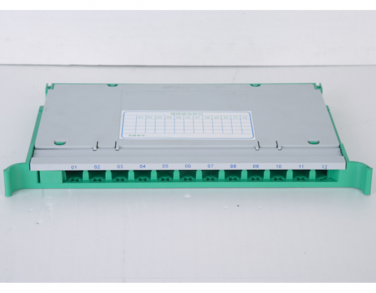 12 Core Fiber Optic Splice Tray Module with SC/APC/PC/FC Connector
