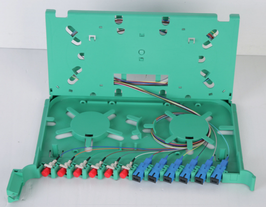 12 Core Fiber Optic Splice Tray Module with SC/APC/PC/FC Connector