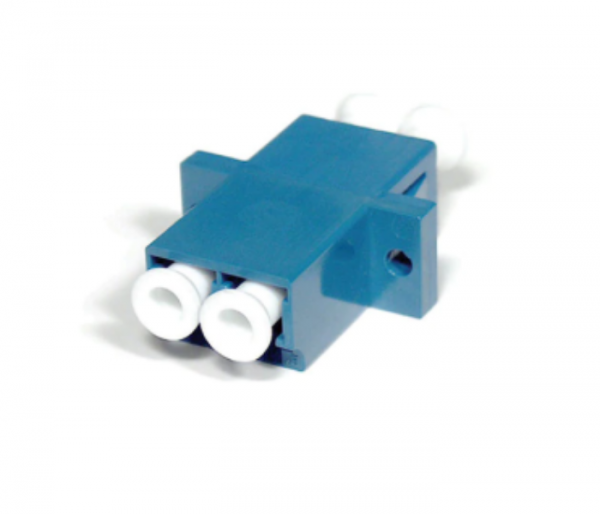 LC to LC Single Mode Duplex Fibre Optic Adapter