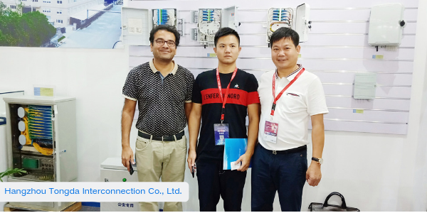 During the Exhibition with Our Customers