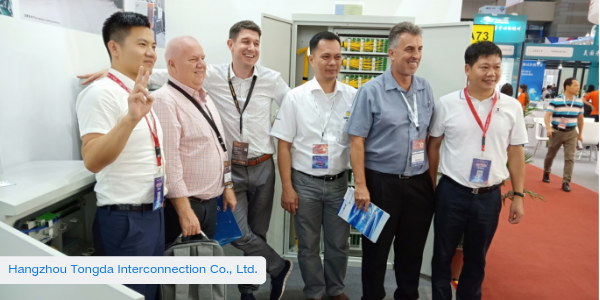 During the Exhibition with Our Customers