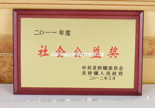 社会公益奖