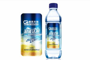 矿泉水标签 珠光膜标签