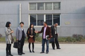 2011年11月，韓國客商來公司考察交流