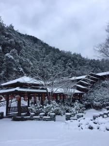 山里山雪景