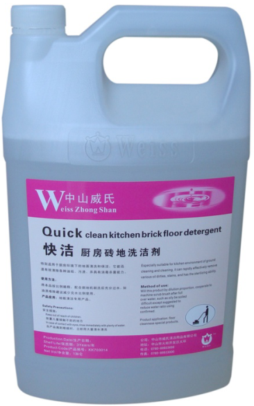 快洁厨房砖地洗洁剂