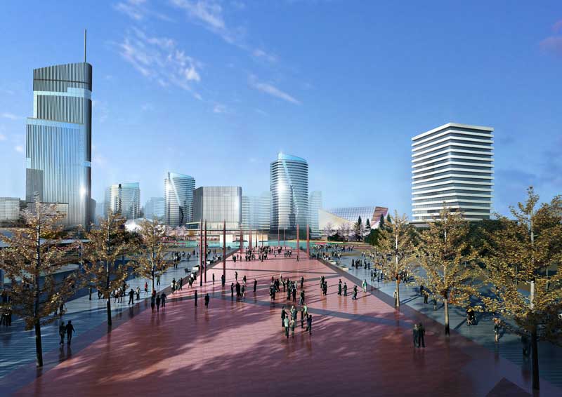 杭州市富阳区杭黄高铁站站前区域城市设计