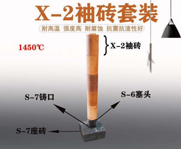  钢包袖砖