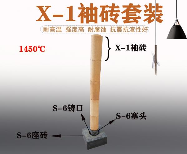  钢包袖砖