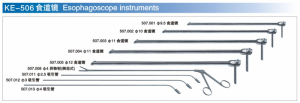 Esophagoscope instruments