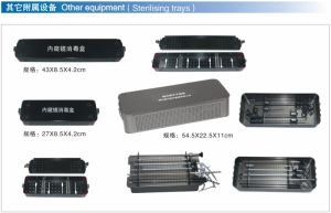 Sterlising trays