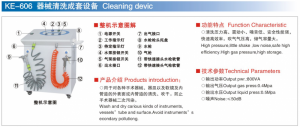 Cleaning device for instruments