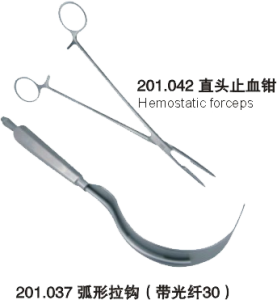 201.042 Hemostatic forceps and 201.037