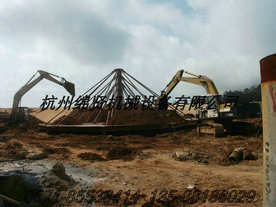 伞形堆载平台堆泥实例 (3)