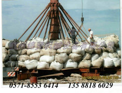 伞形堆载平台装袋堆载实例 (2)