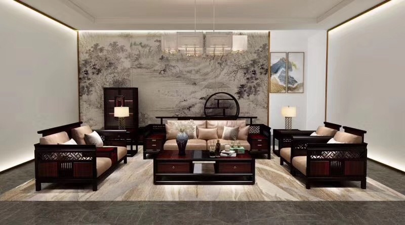 简约新中式沙发